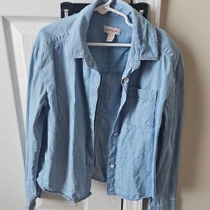 Cat & Jack Light Blue Button Down Shirt